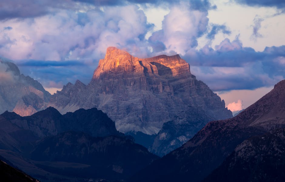 Alpine mountain landscape